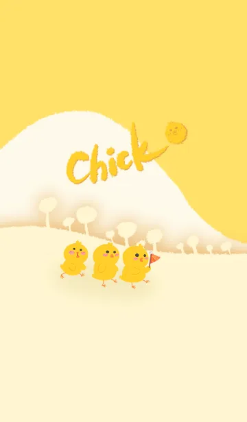 [LINE着せ替え] Little yellow chicken J-yellow (ye4)の画像1