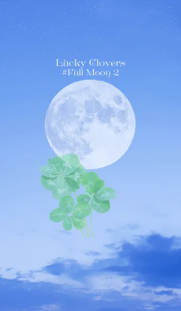[LINE着せ替え] Lucky Clovers #Full Moon 2の画像1