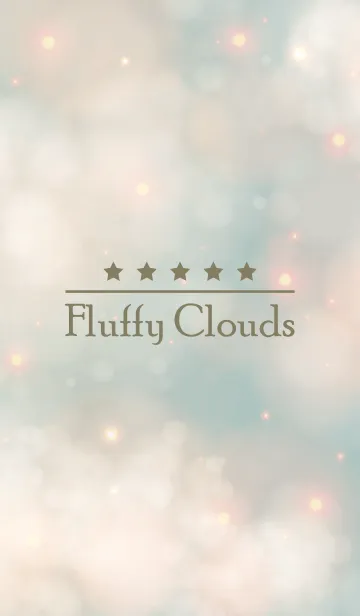 [LINE着せ替え] Fluffy Clouds RETRO-MEKYM 34の画像1