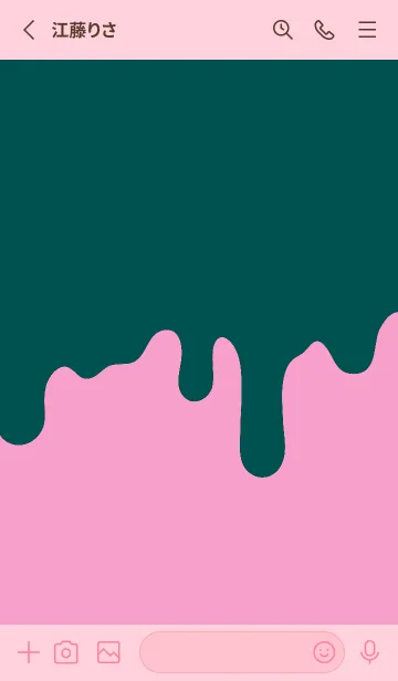 [LINE着せ替え] ドリップ スマイル _030の画像2