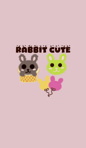 Rabbit  Cuteの着せ替えメイン画像
