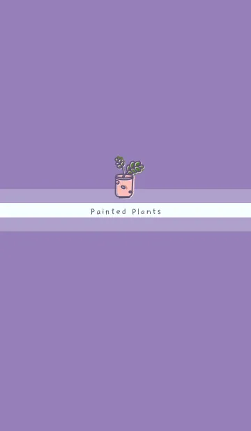 [LINE着せ替え] Painted Planting JA-Purple (Gr8)の画像1