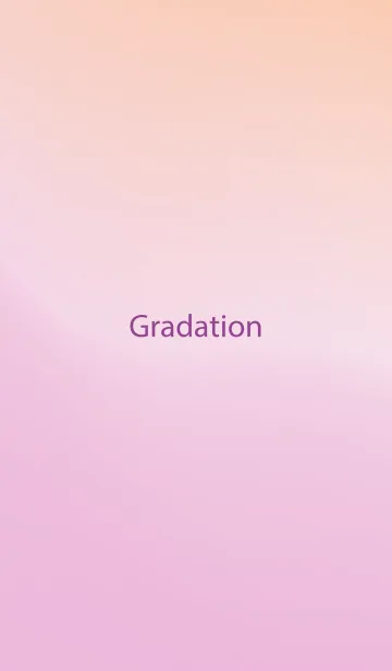 [LINE着せ替え] gradation ORANGE&PINK 44の画像1