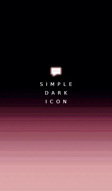 [LINE着せ替え] シンプル ダーク アイコン 86の画像1