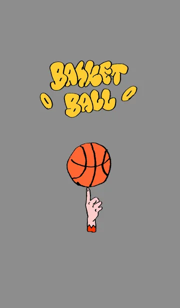 [LINE着せ替え] STREET BASKETBALL 02 grayの画像1