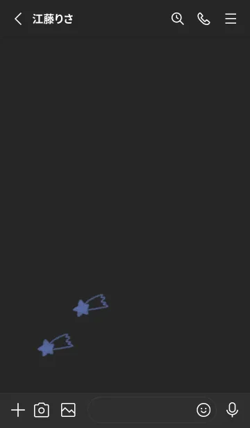 [LINE着せ替え] doodle stars(くすみ4-06)の画像2