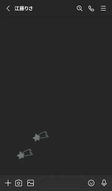 [LINE着せ替え] doodle stars(くすみ4-08)の画像2