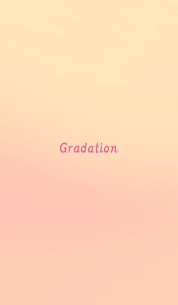 gradation YELLOW&PINK 29の着せ替えメイン画像