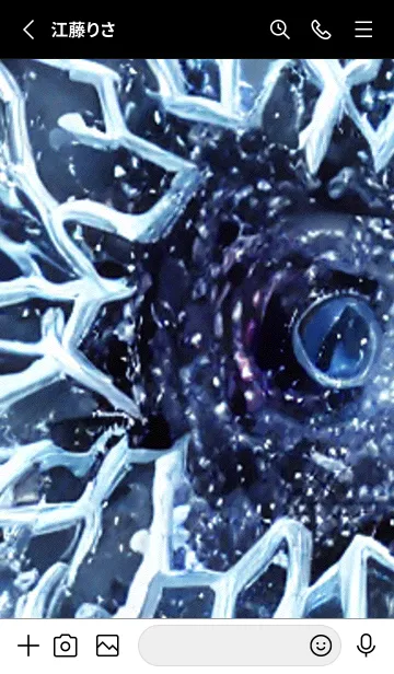 [LINE着せ替え] 雪の結晶#aa_5。の画像2