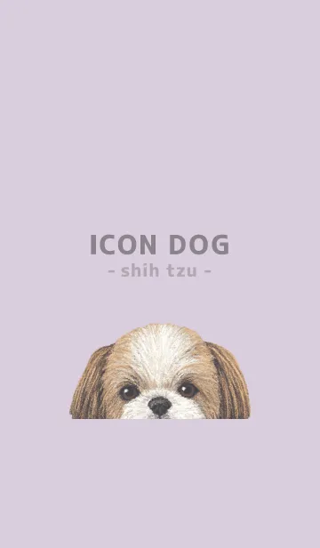[LINE着せ替え] ICON DOG - シーズー - PASTEL PL/03の画像1