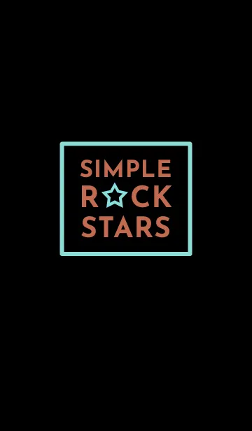 [LINE着せ替え] シンプル ロック スター 18の画像1