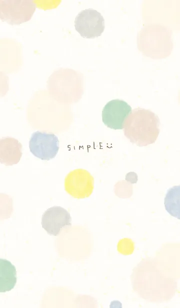 [LINE着せ替え] 水彩 丸 シック11の画像1