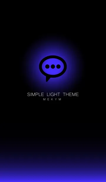 [LINE着せ替え] SIMPLE LIGHT ICON-GRADATION 41の画像1