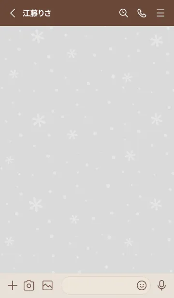 [LINE着せ替え] 結晶6<グレー>の画像2