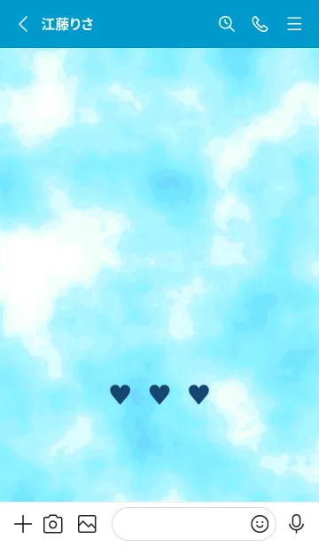 [LINE着せ替え] ♥♥♥52の画像2