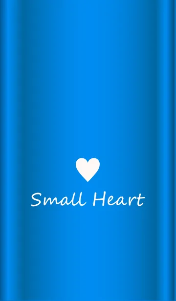 [LINE着せ替え] Small Heart *GlossyBlue 19*の画像1