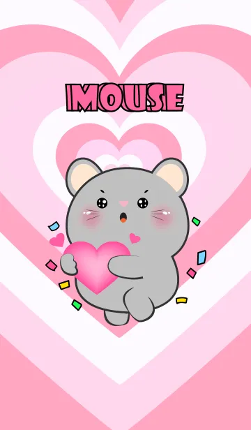 [LINE着せ替え] Mouse Like Pink Color Theme (JP)の画像1