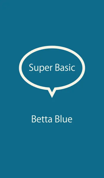 [LINE着せ替え] Super Basic Betta Blueの画像1