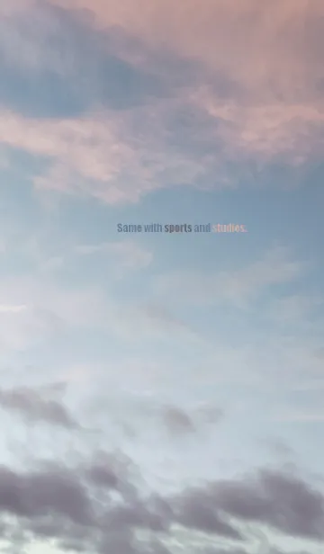 [LINE着せ替え] スポーツも勉強も同じの画像1