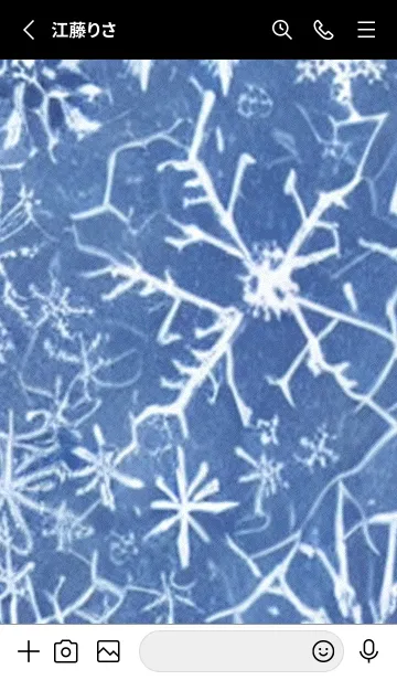 [LINE着せ替え] 雪の結晶#ab_4。の画像2