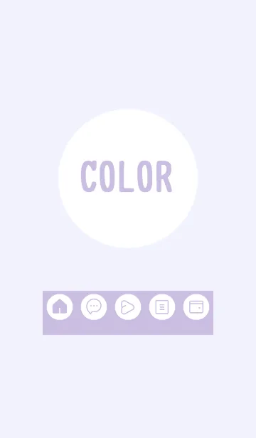 [LINE着せ替え] purple color A19の画像1
