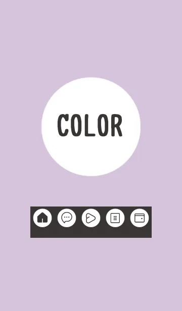 [LINE着せ替え] purple color A20の画像1