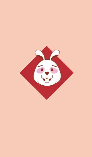 [LINE着せ替え] ekstamp うさぎ開運 NO.110.3の画像1