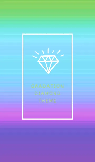 [LINE着せ替え] グラデーション ダイアモンド  193の画像1