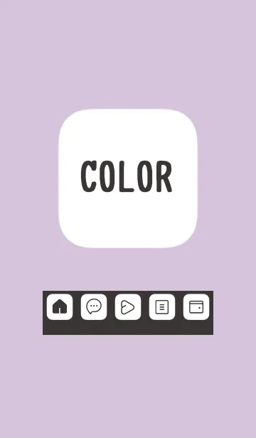 [LINE着せ替え] purple color B20の画像1