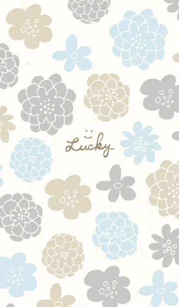 [LINE着せ替え] 大人 北欧風 お花4の画像1