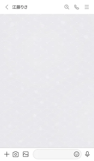 [LINE着せ替え] 和音 青海波、雪とフェルマータ 紫水晶の画像2