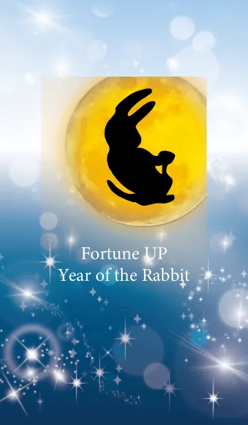 [LINE着せ替え] ネイビー : 金運UP！ 卯年の着せ替えの画像1