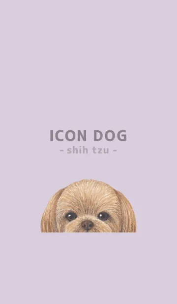 [LINE着せ替え] ICON DOG - シーズー - PASTEL PL/04の画像1