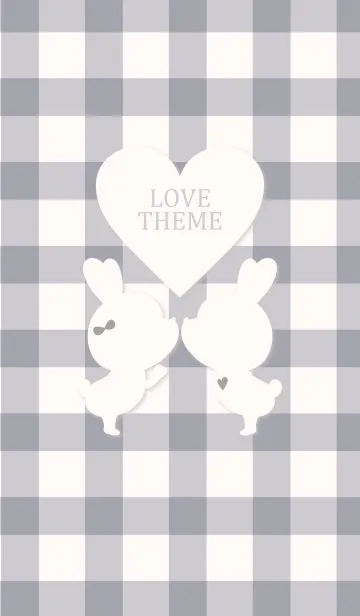 [LINE着せ替え] LOVE THEME CHECK 10の画像1