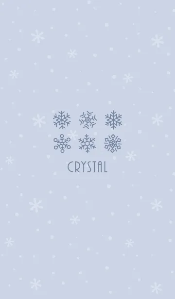 [LINE着せ替え] 結晶7<ブルー>の画像1