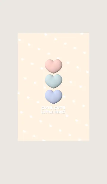 [LINE着せ替え] Cute Cute Little Heart New 33の画像1