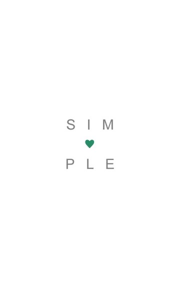 [LINE着せ替え] SIMPLE HEART-54の画像1