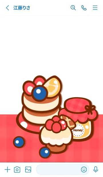 [LINE着せ替え] Little sweet pancake 2の画像2