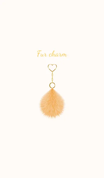 [LINE着せ替え] Fur charm Orange 17の画像1