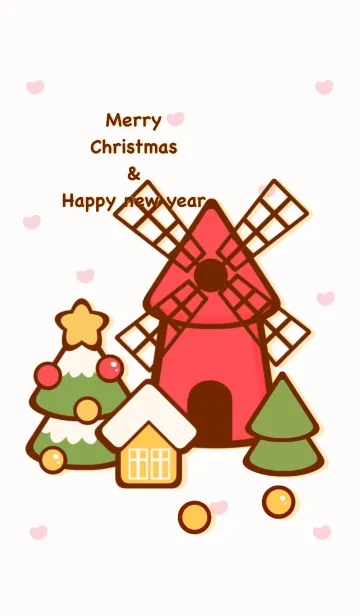 [LINE着せ替え] Lovely winter town 3の画像1