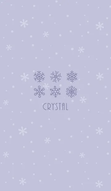 [LINE着せ替え] 結晶8<パープル>の画像1