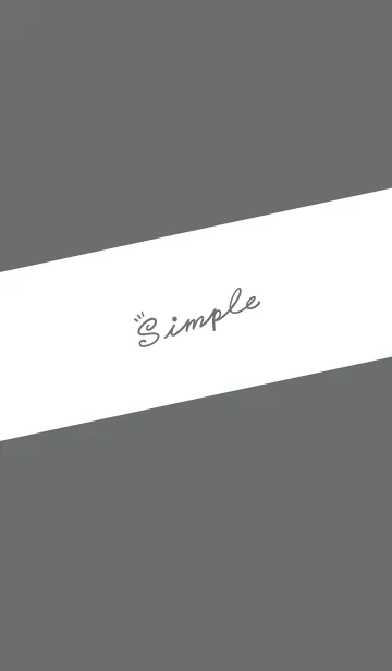 [LINE着せ替え] Simple Lines J-Grey (Gr6)の画像1