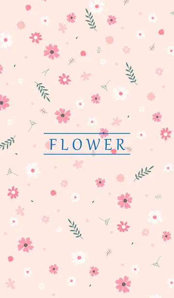 [LINE着せ替え] MANY FLOWERS PINK 55の画像1