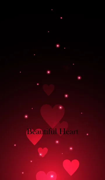 [LINE着せ替え] - Beautiful Flame Red Heart -の画像1
