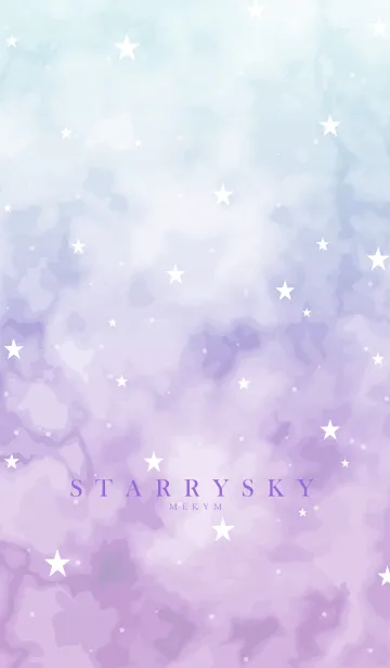 STARRY SKY-PURPLE 18の着せ替えメイン画像
