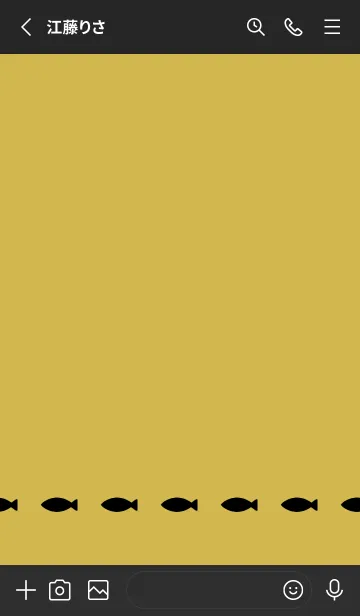 [LINE着せ替え] ねことおさかな(くすみ3-03)の画像2