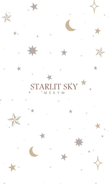 [LINE着せ替え] SIMPLE-STARLIT SKY MEKYM 35の画像1