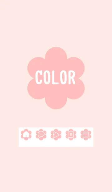 [LINE着せ替え] pink color C17の画像1