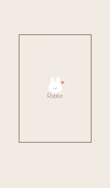 [LINE着せ替え] Rabbit-Dusky.Beige 22の画像1