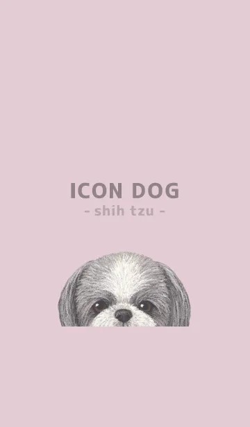 [LINE着せ替え] ICON DOG - シーズー - PASTEL PK/05の画像1